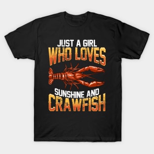 Just A Girl Who Loves Sunshine And Crawfish T-Shirt